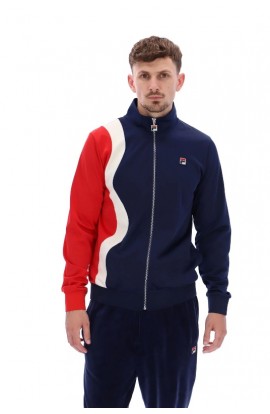Max Track Jacket Navy/ Red